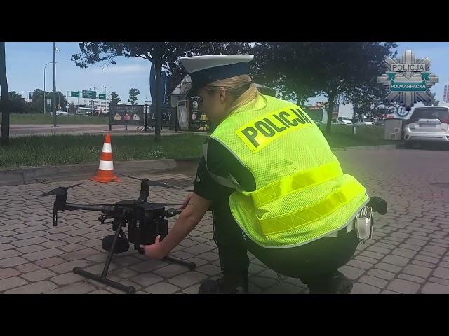 W Rzeszowie policja łapie dronem piratów: 22 w 3 godziny