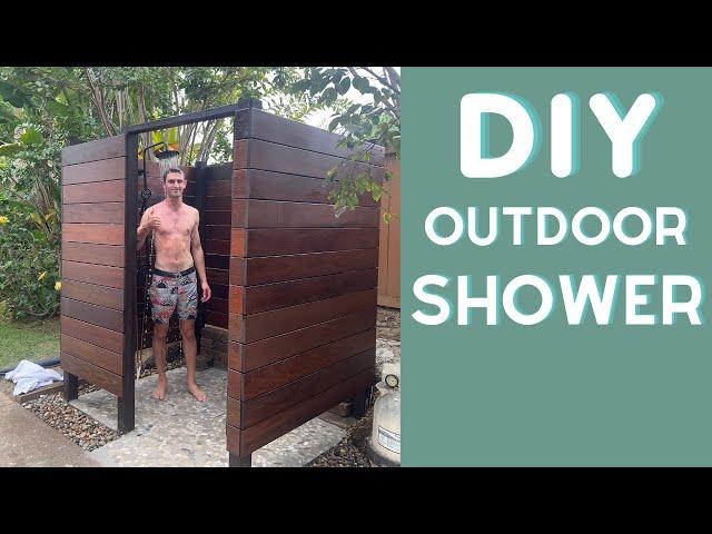 DIY Outdoor Shower - How to build it!