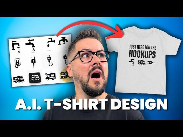 How I Design T-Shirts With A.I. For Print On Demand (2024)