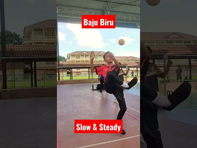 Slow & Steady #sepaktakraw #takraw #shorts #short