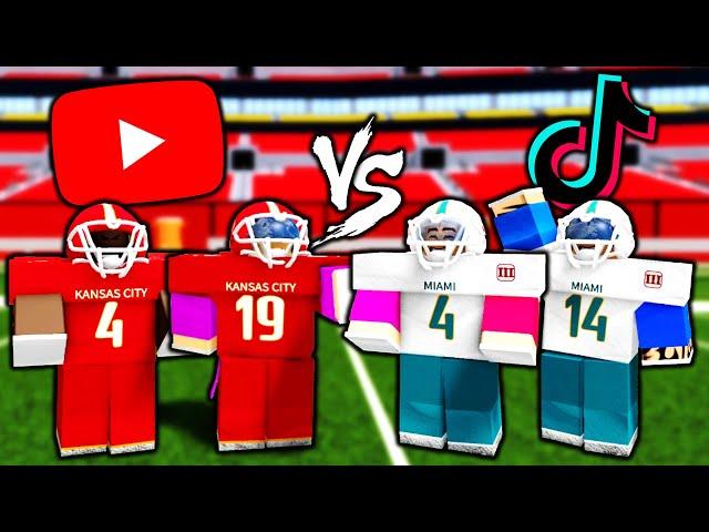 YOUTUBERS vs TIKTOKERS in Football Fusion 2!