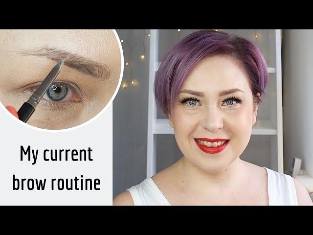 Eyebrow routine | pencil and pomade