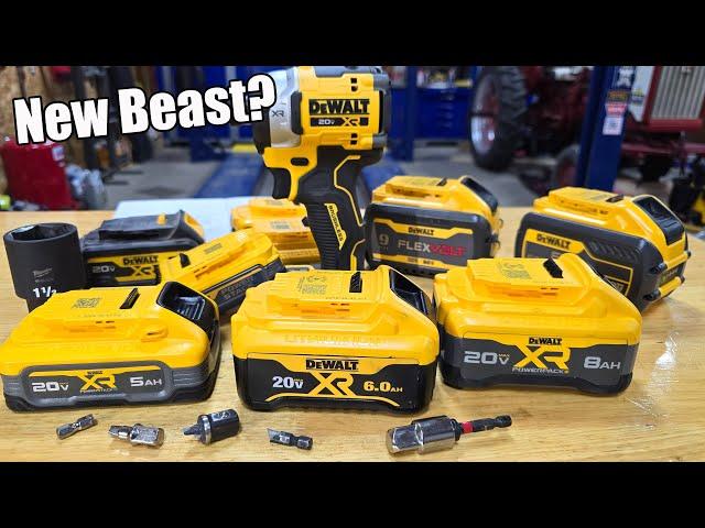 Is The DEWALT XR POWERPACK 8Ah The King?  DCF860 Testing #dewalt