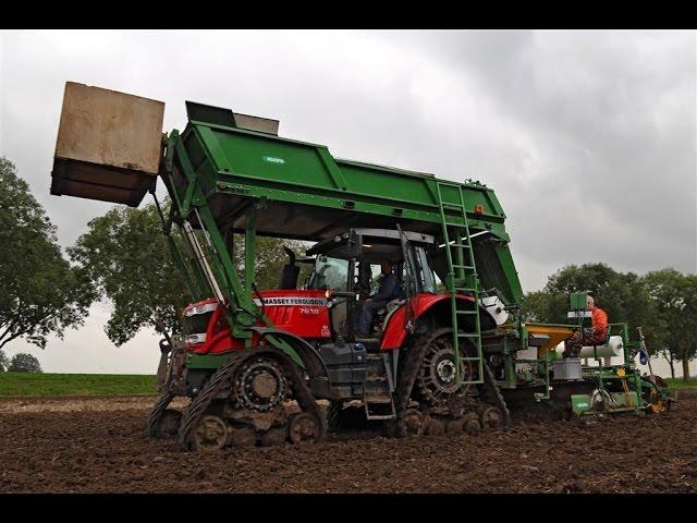 Massey Ferguson 7618 Dyna-VT on Soucy tracks | Planting Tulip Bulbs | Massey Ferguson Team