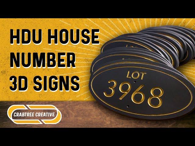 How to Batch Process HDU House Number Signs