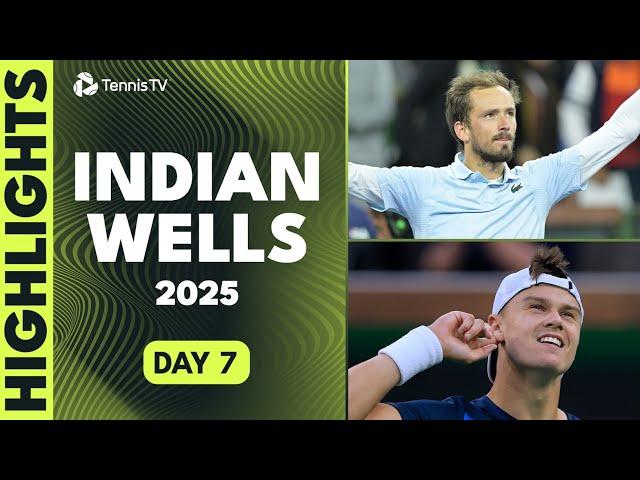 Medvedev Faces Paul; Rune, Fils & Tsitsipas Also Feature | Indian Wells 2025 Day 7 Highlights