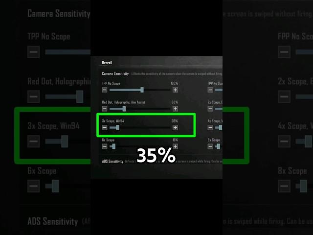 3X Scope Sensitivity Settings  Pubg Mobile Gyroscope 3x Zero Recoil Sensitivity  3x Best Settings