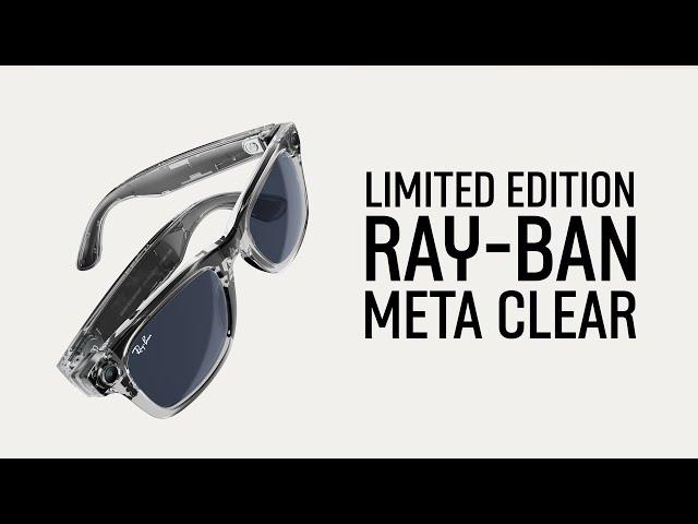 Unboxing Limited Edition Ray-Ban Meta Wayfarer Smart Glasses – 100% Transparent & Sapphire Lens