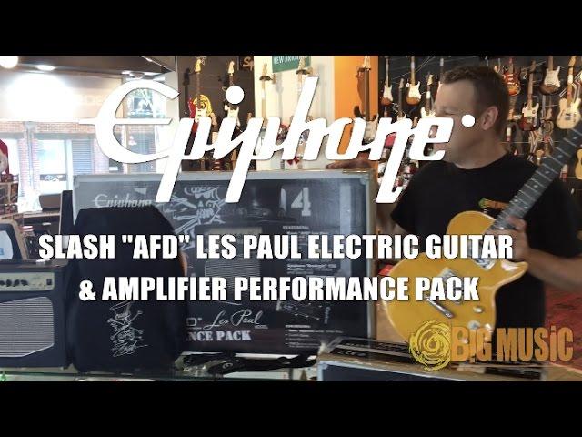 EPIPHONE | SLASH "AFD" LES PAUL ELECTRIC GUITAR & AMPLIFIER PERFORMANCE PACK | DEMO