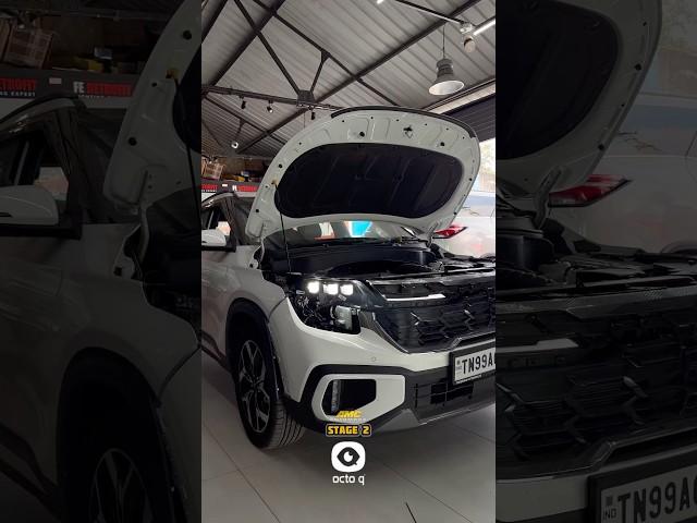 Kia Seltos 2024-FE Retrofit Stage2 Octo Q Projector with Laser #kiaseltos #feretrofit #octoq