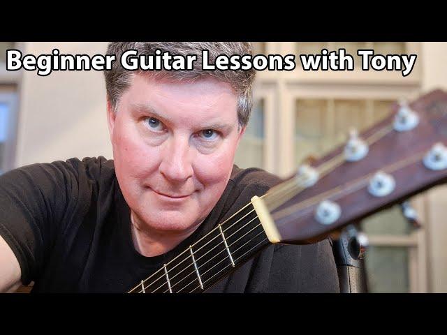 Beginner Guitar Lesson #1 Part 2 - with Tony Lee Glenn