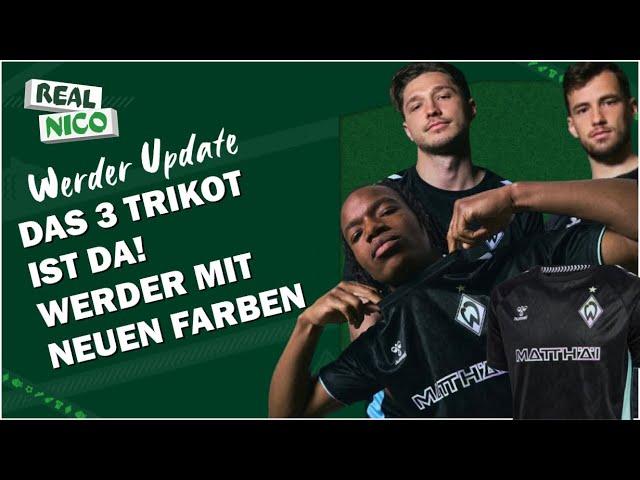 Werder stellt 3 Trikot vor!/ Ganz neue Farben!