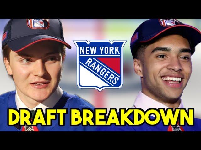 New York Rangers DRAFTED SOME POTENTIAL STARS | Rangers 2024 NHL Draft Recap