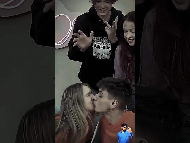 zach & tina lip to lip kiss  #shorts #ship #love #couple #ariel #cassie #eva #zach #chris #kitty
