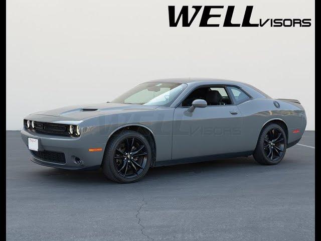 WELLvisors side window deflector vent visor Installation Video DODGE CHALLENGER 08-19