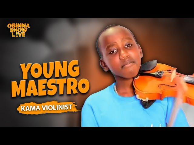 OBINNA SHOW LIVE: YOUNG MAESTRO - KAMA VIOLINIST