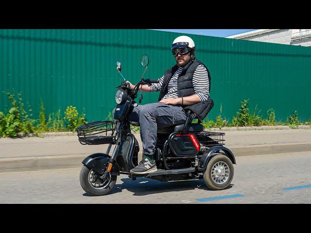 СЕЛЬСКАЯ ЗАЖИГАЛКА - Электрический трицикл | White Siberia Sibtrike 2000w