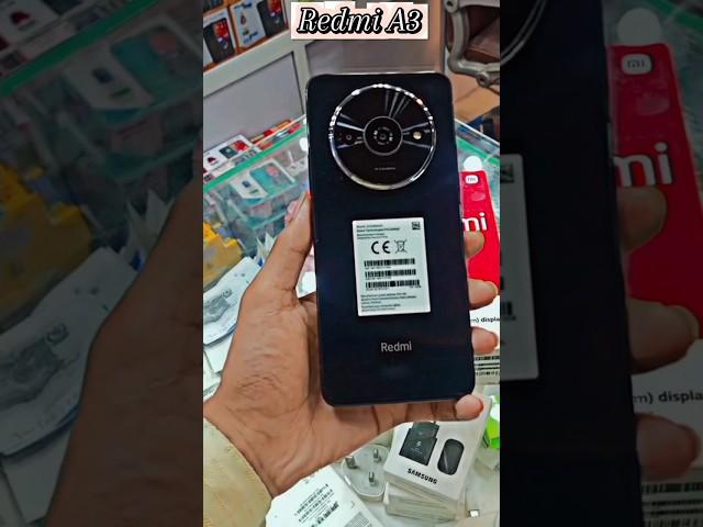 Redmi A3 New#colour Black Screen regulation Check #500subs  #smartphone