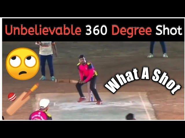 Unbelievable 360 Degree Shot Play By A Tennis Player | Cricket  | TMK PLUS |