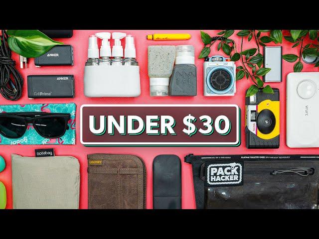 Awesome Travel Gear Under $30 | Travel Products