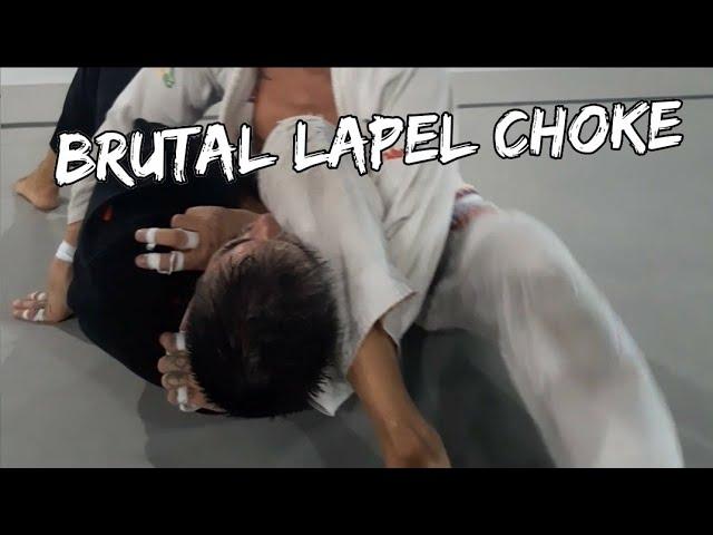 Brutal Lapel Choke