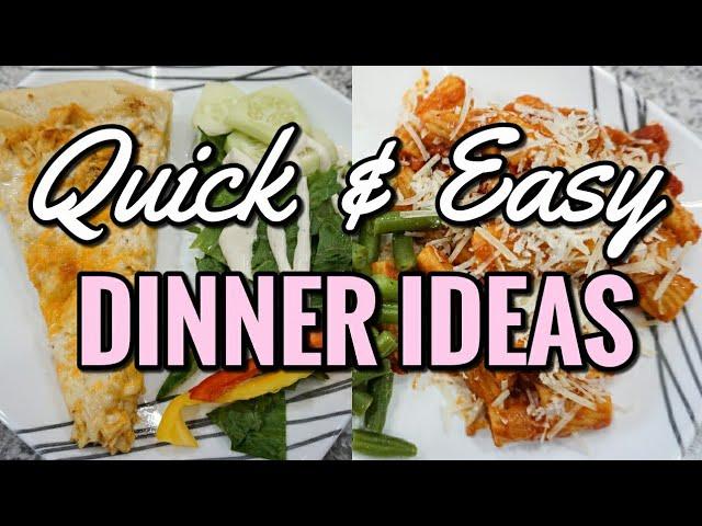 3 QUICK AND EASY DINNER IDEAS FOR BUSY MOMS | WHAT'S FOR DINNER? | SIMPLE MEALS | LivingThatMamaLife