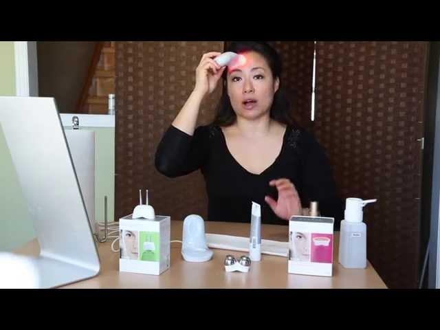 NuFace Trinity PRO Series Anti-Wrinkle Remover (AWR) LED Skin Treatment TUTORIAL