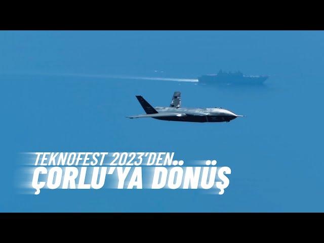 Bayraktar #KIZILELMA #TEKNOFEST2023 Dönüş Yolunda