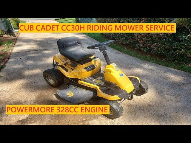 Cub Cadet CC30H Riding Mower Annual Service | Powermore 328cc Engine