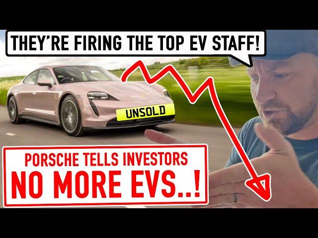 Porsche says EV HASN'T WORKED and embraces ICE! Investors Shocked.