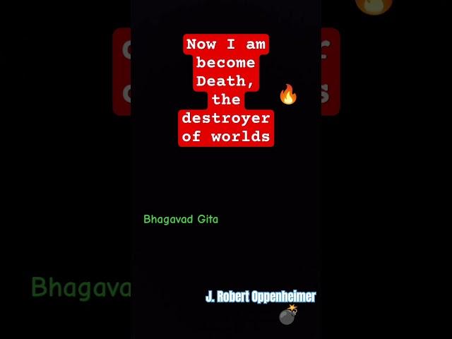 I'm Death@PlenilunePictures #iam #become #death #destroyer #of #worlds #history #oppenheimer