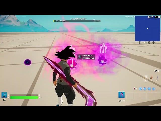 How to make Super Saiyan Rose aura in Fortnite creative!