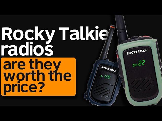 Rocky Talkie 5-Watt Radio & Rocky Talkie Mountain Radio Review - What Is The Difference Between Them