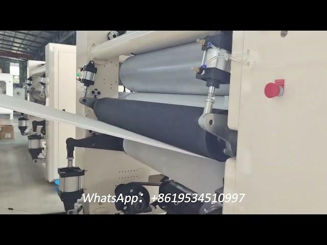 Low-price color glue laminating toilet paper making machine