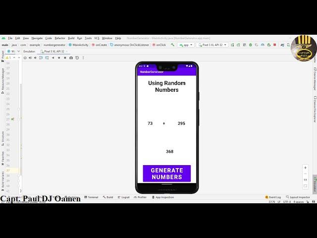 How to Add Two Random Numbers Generated in Android Studio
