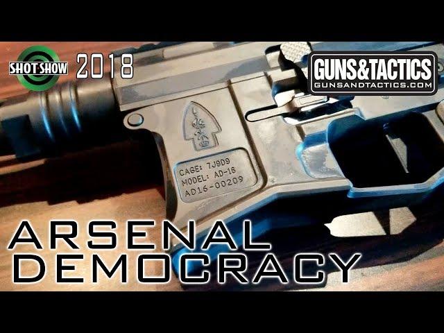 Arsenal Democracy lightens things up - Shot Show 2018