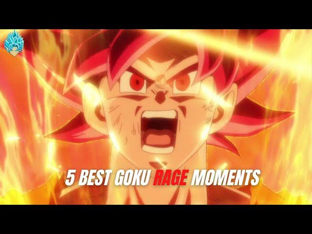 Top 5 Best Goku Rage Moments | DBZ DBS