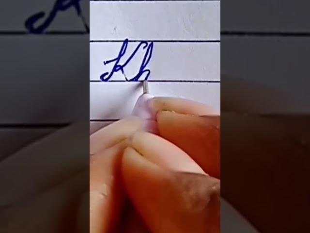 cursive writing name khushi #cursive #writing #shorts