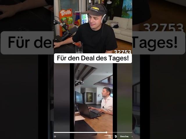 Marc Gebauer macht alles für den Deal des Tages