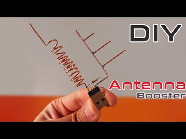 How to make cell phone signal amplifier From USB at home || Antenna booster