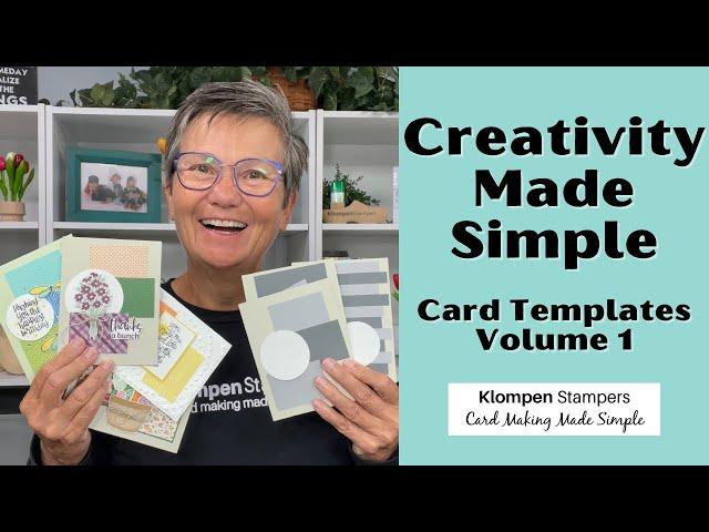 Creativity Made Simple: New Card Templates Series | Volume 1