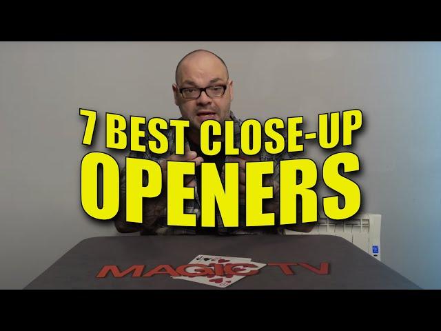 The 7 Best Openers For Close Up Magicians | Magic Stuff With Craig Petty