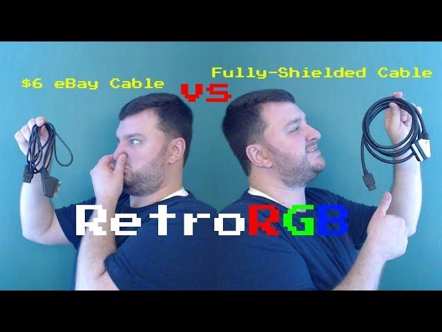 $6 RGB SCART Cable vs High-quality shielded cable