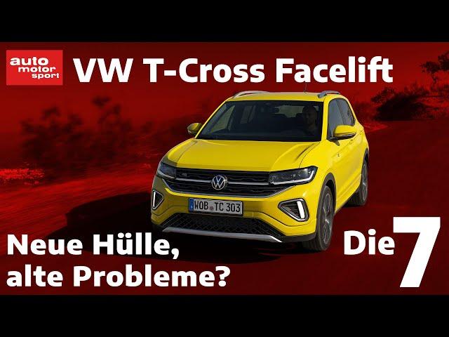 VW T-Cross: DAS ändert sich mit dem Facelift I auto motor und sport