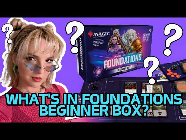 What's in Magic: The Gathering Foundations Beginner Box?!