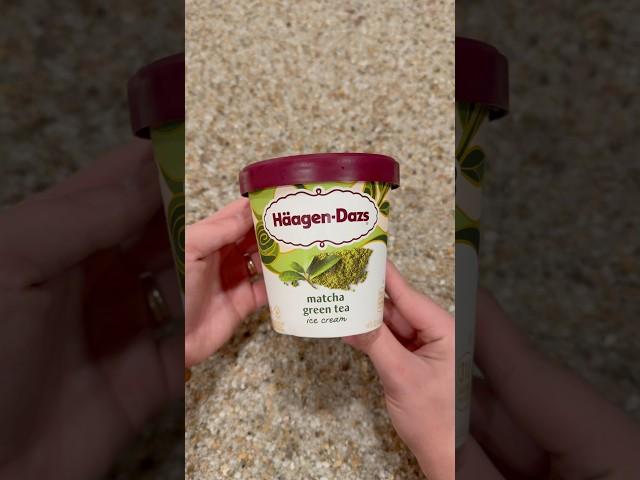 Haagen Dazs Matcha Green Tea Ice Cream#asmr#food#asmrsounds#asmreating#shortvideo#shorts