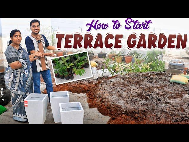 How to start a terrace garden కొత్తగా మిద్దెతోట మొదలు పెట్టాలనుకుంటున్నారా?