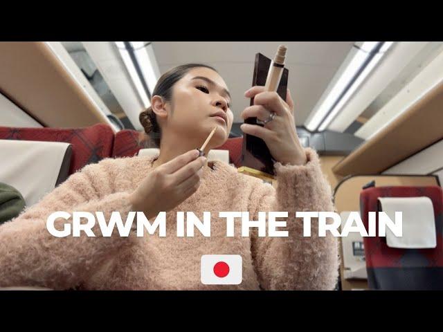 GRWM IN THE TRAIN ( SHINKANSEN )  | ASMR | JEN DE LEON