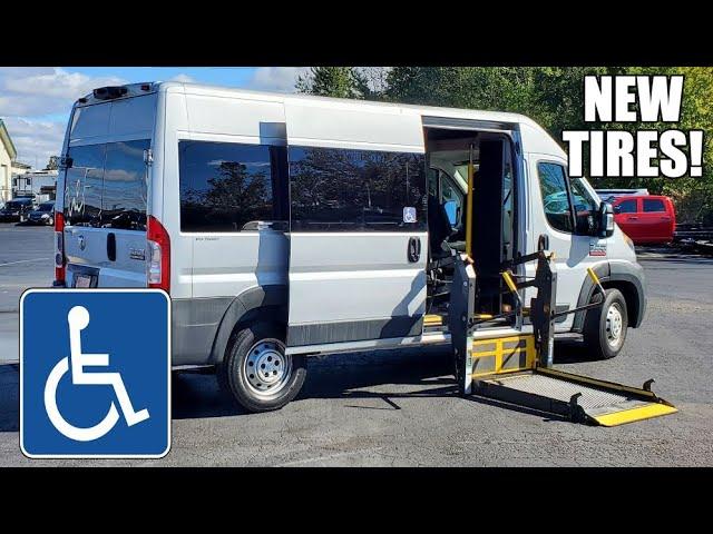 Room For Multiple Wheelchairs! 2015 Ram Side-Entry Prime-Time Mobility Van | Sherry Review