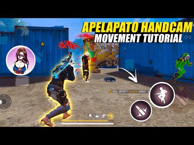 @ApelapatoGo Movement Trick Handcam Tutorial | Movement Speed Trick | Apelapato Trick | Free Fire